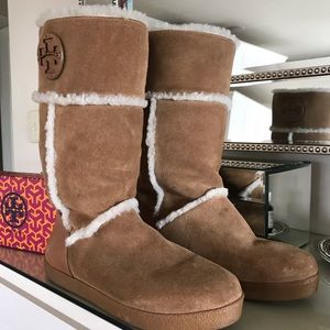 Tory Burch shearling boots
